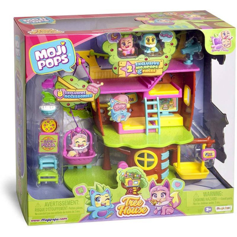 Moji Pops Treehouse Domek na Drzewie 2 Figurki