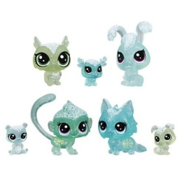 Littlest Pet Shop Zestaw Zielone Arktyczne Zwierzaki 7el. E5490