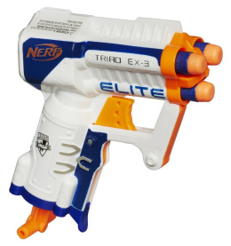 Nerf Elite Nstrike Pistolet Wyrzutnia Triad Ex-3