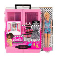 Barbie Garderoba Szafa Walizka Na Ubrania + Lalka