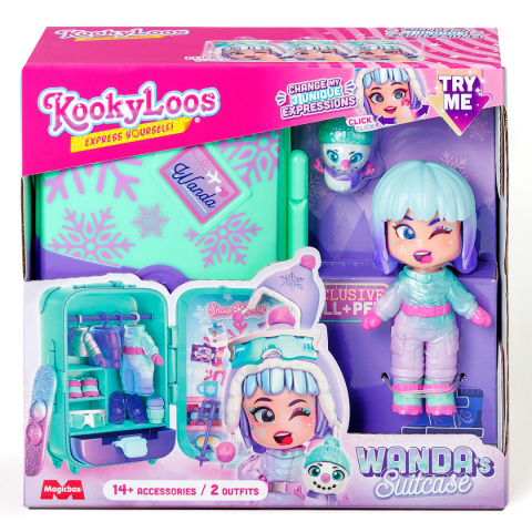 Kookyloos Wanda Wardrobe Walizka Mini Laleczka