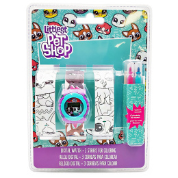 Littlest Pet Shop Zegarek Dwa paski do Kolorowania