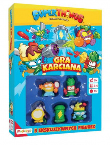 Super Zings Gra Karciana - 5 Unikatowych Figurek