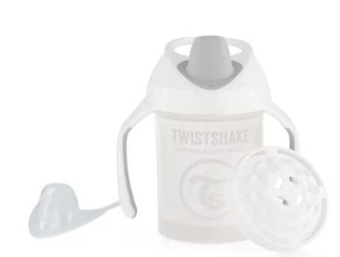 TwistShake Kubek Niekapek Mikser 230ml Biały