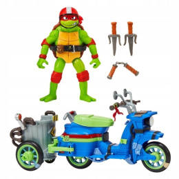 Wojownicze Żółwie Ninja Zestaw Raphael - Motocykl