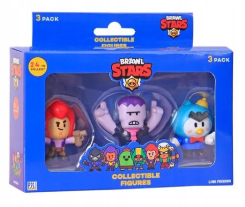 Brawl Stars Zestaw Figurek 3-Pak Deluxe Collect