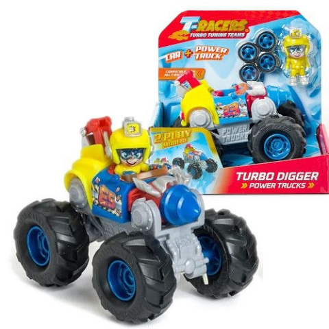 T-Racers Zestaw Pojazd Power Trucks Turbo Digger