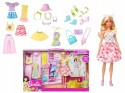Barbie Zestaw Garderoba GFB83 Lalka i Akcesoria