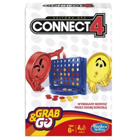Gra Podróżna GRAB & GO Connect 4 Travel Hasbro B1000