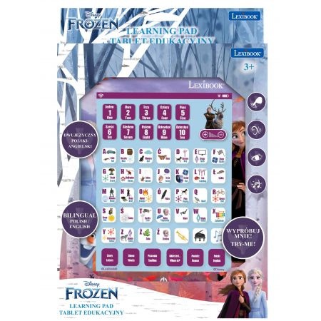 Lexibook Tablet Edukacyjny Dwujęzyczny Frozen Kraina dla Dzieci PL/ENG