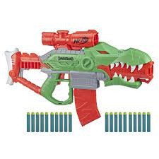 Nerf DinoSquad Rex Wyrzutnia Karabin Automat F0807