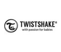 TwistShake Kubek Niekapek Słomka 360ml Szara 6m+