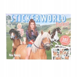 TOP MODEL Zestaw StickerWorld Koń Farma 181 Naklejek 12935
