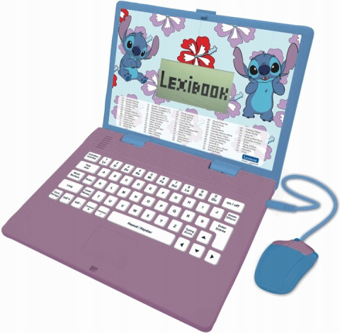 Lexibook Laptop Edukacyjny Dwujęzyczny Sticht dla Dzieci PL/ENG