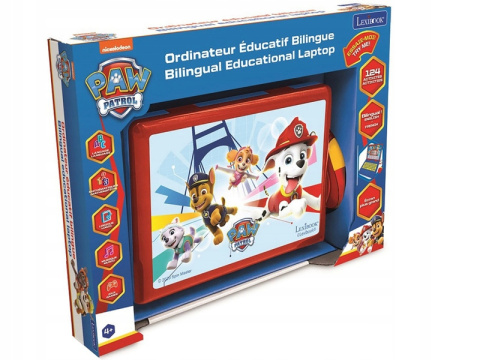 Lexibook Laptop Edukacyjny Dwujęzyczny Psi Patrol dla Dzieci PL/ENG