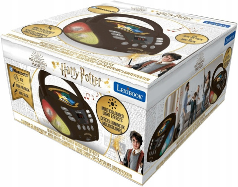 Lexibook Odtwarzacz CD Bluetooth Harry Potter z Efektami RCD109HP