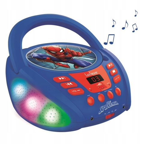 Lexibook Odtwarzacz Boombox CD Bluetooth Spider-Man RCD109SP