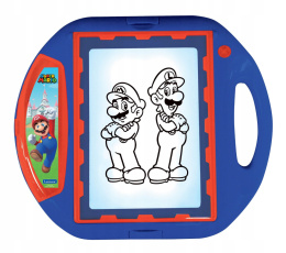 Lexibook Projektor Rysunkowy Super Mario z Szablonami i Pieczątkami