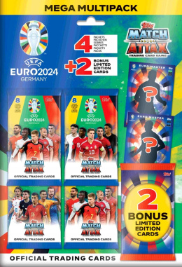 Topps Cards Official Euro 2024 Mega Multipack 34 Karty