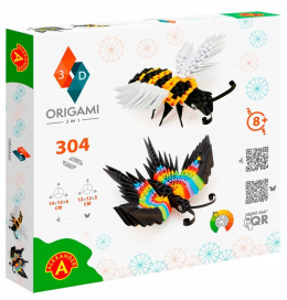 Alexander Origami 3D 2w1 Motyl i Pszczoła 25668