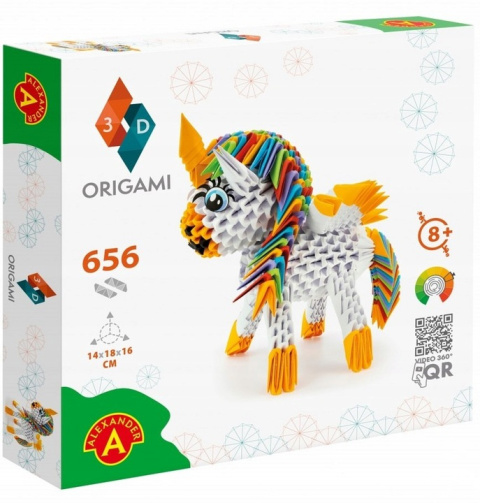 Alexander Origami 3D Jednorożec 656 elementów 25569