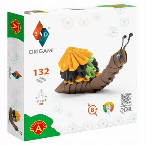 Alexander Origami 3D Ślimak 132 elementów 28300