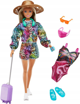 Barbie Lalka Z Wielkim Kapeluszem Wakacyjna Przygoda Walizka HGM54