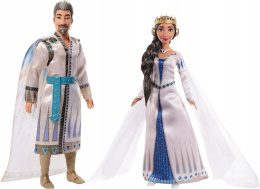 Disney Wish Życzenie 2-pak Zestaw Lalka Król Magnifico i Królowa Amaya