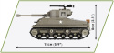 Cobi Klocki HC WWII M4A3E8 Sherman 2711