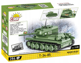 Cobi Klocki HC WWII T34-85 Rudy 102 286 el. 2716