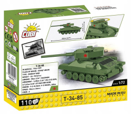 Cobi Klocki HC WWII T 34-85 Czołg Średni Radziecki 1:72 3092