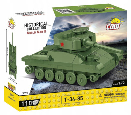 Cobi Klocki HC WWII T 34-85 Czołg Średni Radziecki 1:72 3092