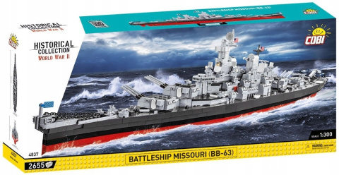 Cobi Klocki Historical Collection Battleship Missouri (BB-63) 4837