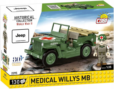 Cobi Klocki Historical Collection Medical Willys MB 2295