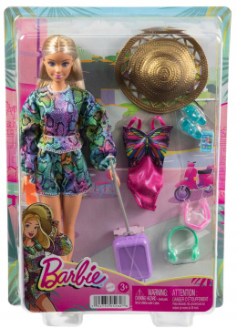 Barbie Lalka Z Wielkim Kapeluszem Wakacyjna Przygoda Walizka HGM54