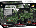 Cobi Klocki HC WWII Willys MB & Trailer Executive Edition 1580el. 2804