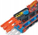 Hot Wheels Zestaw Mega Długi Wyścigowy Transporter 2w1 3 auta GVG37