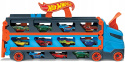 Hot Wheels Zestaw Mega Długi Wyścigowy Transporter 2w1 3 auta GVG37