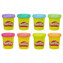 Play-doh Ciastolina Neon Zestaw 8 kolorów 448g E5063