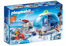 Playmobil 9055 Zestaw Stacja Polarna Biegun Iglo Badawcze Action