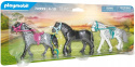 Playmobil 70999 Zestaw Konie 3-pak Fryz Knabstrup Andaluzyjski Country