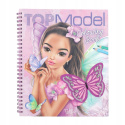 TOP MODEL Kolorowanka Baśniowe Suknie Fantasy Motyl z Cekinami 12976