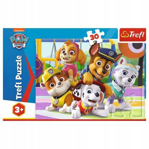 Trefl Puzzle 30 elementów Psi Patrol Zawsze na Czas 182866