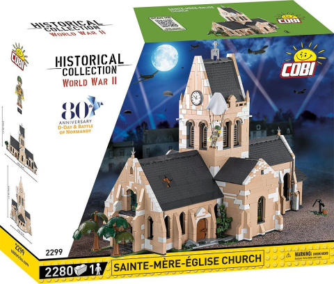 Cobi Klocki Historical Collection Kościół Sainte-Mre-glise 2299