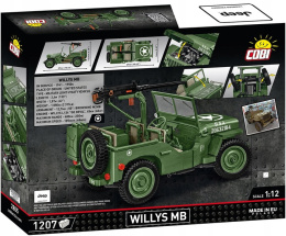 Cobi Klocki Historical Collection World War II Jeep Willys MB 2805