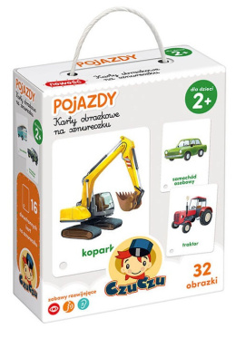 CzuCzu Karty Obrazkowe na Sznurku Pojazdy 2+ 62152