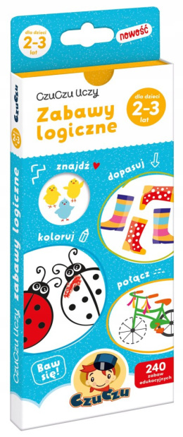 CzuCzu Uczy Zabawy Logiczne Zagadki Dla Dzieci 2-3 lata 62343