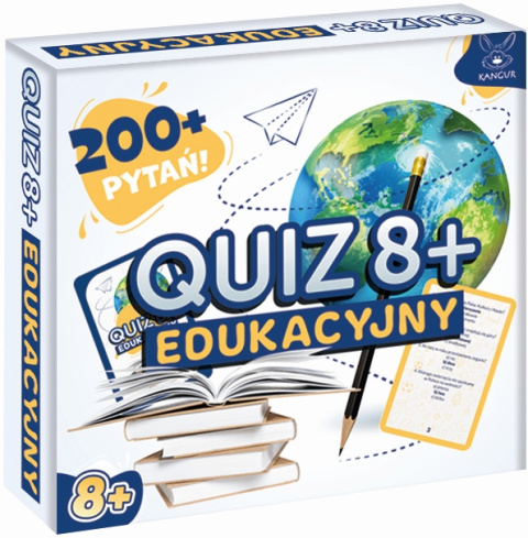 Gra Edukacyjna Quiz Edukacyjny 200 Pytań 8+ Kangur 441220