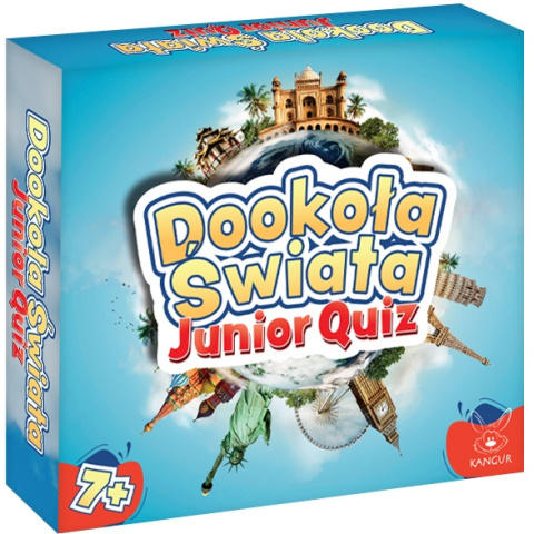 Gra Quiz Dookoła Świata Junior 7+ Kangur 175987