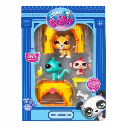 Littlest Pet Shop Zestaw Dżungla 3 Figurki LPS00515